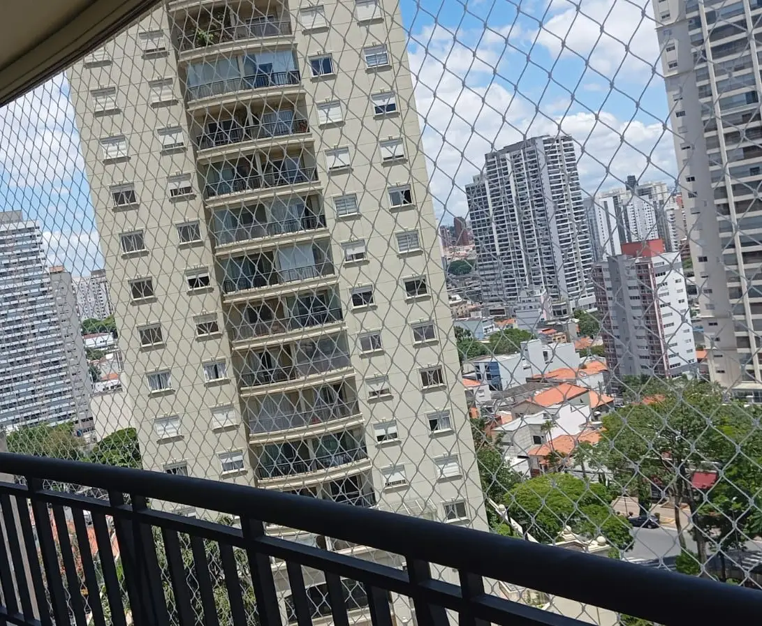 Rede de proteção instalada em sacada de apartamento na Vila Mariana São Paulo