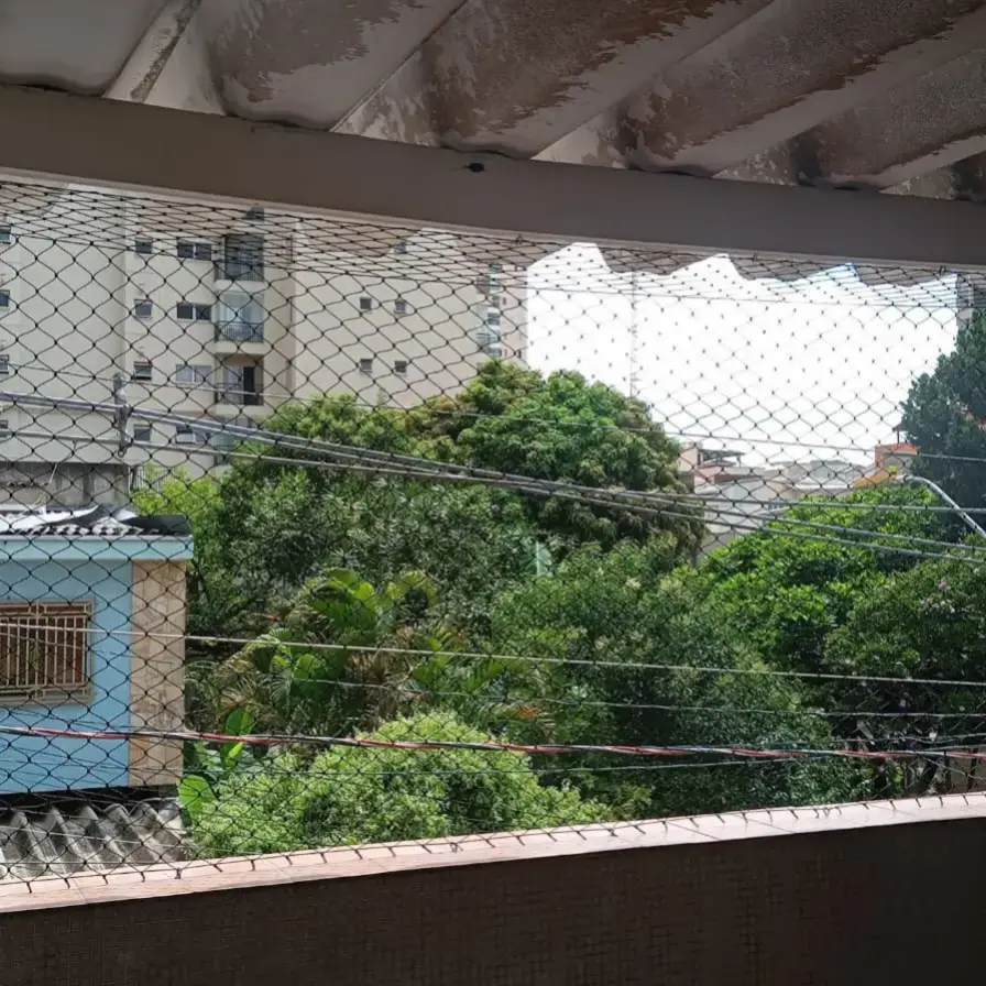 Rede de proteção para gatos instalada em sacada na Mooca São Paulo